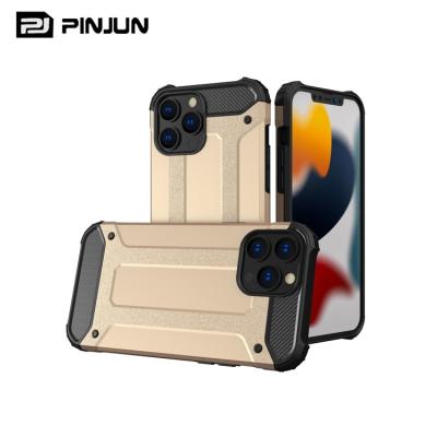 China Anti-Fall Drop Proof Rugged Plastic Dual Layer Armor Hybrid Protective Mobile Cover For iphone 13 Pro Max Phone Case for sale