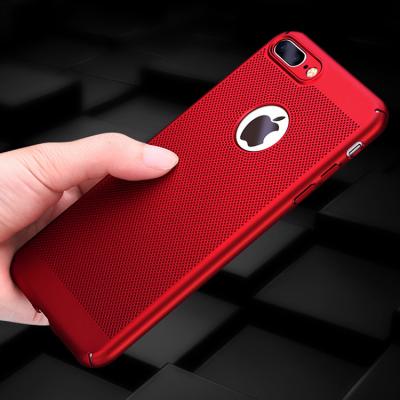 China Shock Proof 360 Protect Anti-Fingerprint Cut Hard PC Shockproof Slim Heat Dissipation Breathe Phone Case For iPhone 8 Plus X Pro SE 11 Case for sale