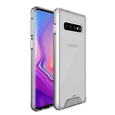 China Eco-friendly for samsung galaxy s10 back cover design shockproof acrylic tpu clear case for sale