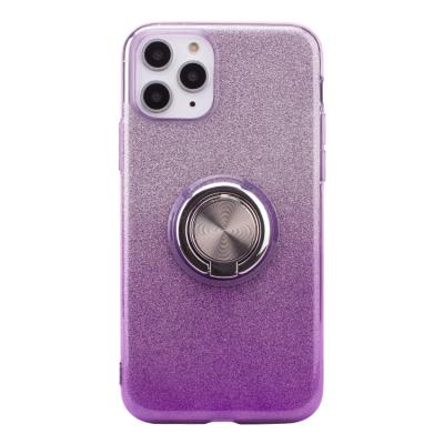 China Newest popular eco-friendly style glitter tpu phone case for samsung galaxy s20 magnetic ring case for sale