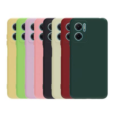 China Baby shockproof multiple liquid skin tpu silicone color soft phone back cover for Xiaomi Redmi Note 11E anti-scratch cell phone case for sale