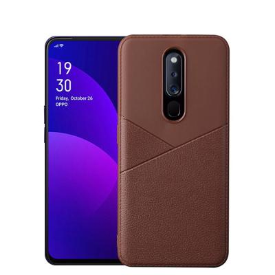 China Ultimate thin leather texture soft tpu phone case for Oppo f11 pro case back cover for sale