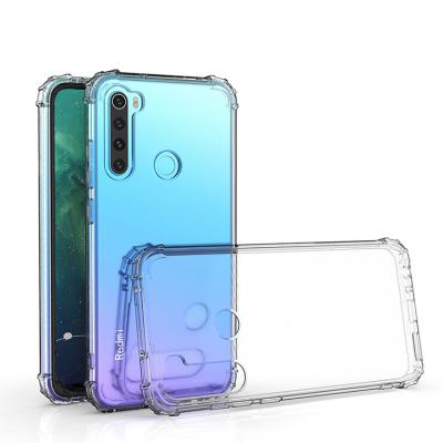 China Factory drop price eco-friendly tpu protective phone case proof for xiaomi redmi note 8 case transparent for sale