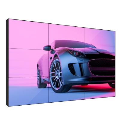 China Indoor Narrow Bezel 46 49 55 Inch LCD Wall 3x3 Video Advertising Screen Splicing OEM Advertising Player for sale