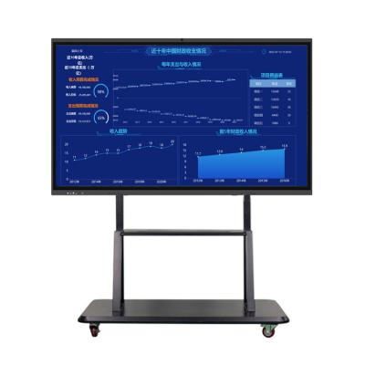 China 55 65 75 86 Universal 98 Inch Smart TV Teacher Big Large Electronic Touch Screen Panel Smart Touch Interactive Whiteboard 75inches for sale