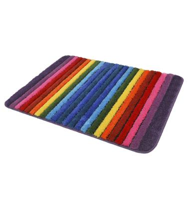 China BTAH High Quality Washable Rugsuppliers Comfortable Bath Mat Rainbow Foot Smell Children's Favorite Colors for sale