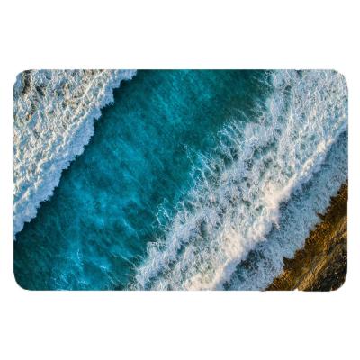 China Manufacturer Washable Custom Bathroom Rugs Anti Slip Bath Mat Non Slip Water Absorption Memory Foam Mat For Bathroom And Bedroom for sale