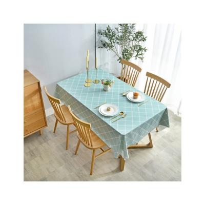 China Waterproof oil drain and scald proof durable hot sale tablecloth and 2021 high quality pvc tablecloth texture for sale