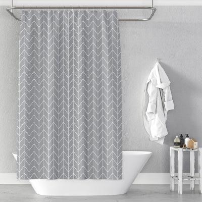 China Simplicity Bathroom Waterproof Modern Shower Curtain Comfortable And Practical Household Sustainable for sale