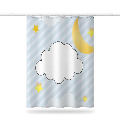 China Waterproof And Environmental Friendly Sustainable Mold Proof Shower Curtain Is Suitable For Families for sale