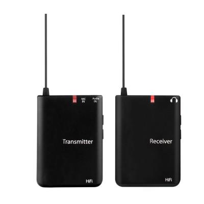 China Universal Rechargeable Headband Bodypack Tour Guide Transmitter Receiver System With Stereo HiFi Sound for sale