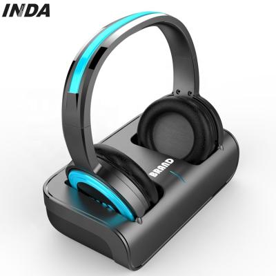 China metal headband & Newest Lights Home Audio Device Led Over-Ear Wireless Headphone with Transmitter for TV (YH770) for sale