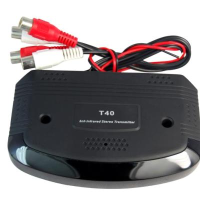 China 10-15M INDA infrared/IR wireless transmitter T40 with dual channel for sale