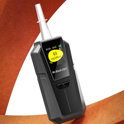 China Sr. Black 2000 Semicondutor Breathalyzer Intuitiva Detecção Eficaz em Casa BAC Tester à venda