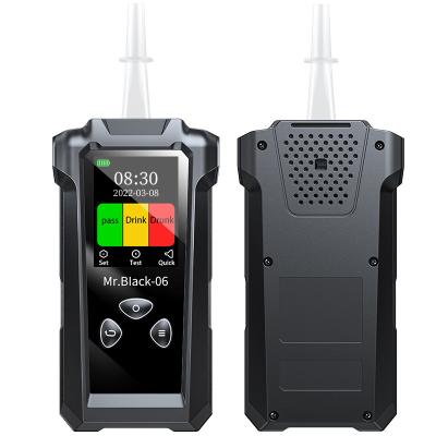 China High Accuracy Breath Analyzer Machine Police Quality Breathalyzer Two Mode Detection for sale