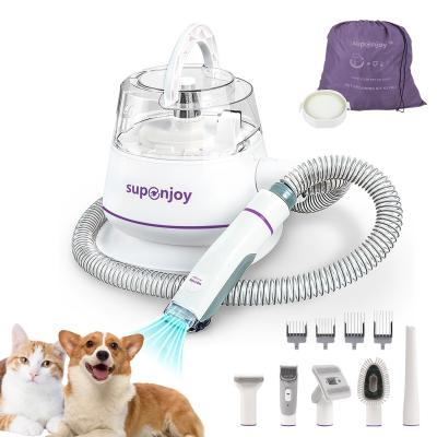 China Pet Grooming Kit Vacuum Cleaner 5 in 1 P2 Pro Low Noise Pet Hair Remover Kit Dog Cat for sale