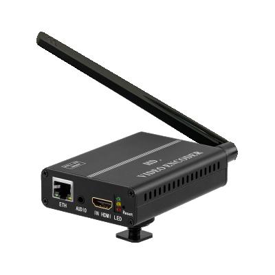 Cina H8110W h.264 iptv encoder live streaming iptv/hdmi encoder to ip encoder with wifi for live streaming 1080p encode and video conference in vendita