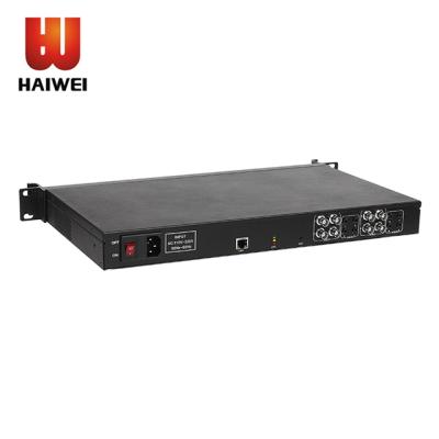 China Digital TV Head-end System Haiwei H3408B Professional 8 channels tv headend digital cvbs to ip encoder for tv channel hotel iptv zu verkaufen