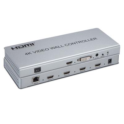 Cina Haiwei 4k@30fps 4 Channel HDMI TV Video Wall Controller 2x2 HDMI Wall Controller Support 2x2 C2 in vendita