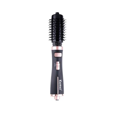 China Household Kemei KM-8021 Hair Dryer Blow Comb Integrated Hair Care Modeling Artifact Fluffy Household Hair Comb Hot for sale