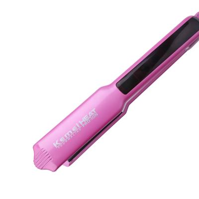 China Professional Hot Selling Custom Safety RV Portable 2 in 1 Women Hair Straightener Flat Iron for sale