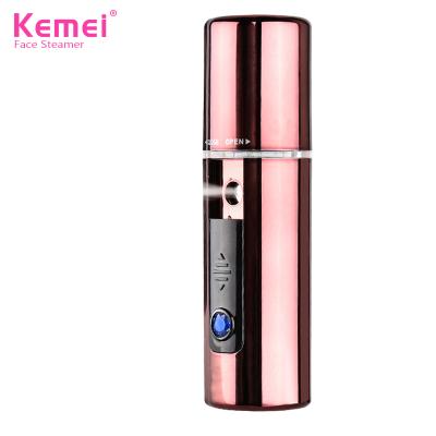 China Kemei2019 KM-708 LUHAO Portable Ultrasonic Skin Rejuvenation Nanometer Ladies Water Supply Instrument Wholesale for sale