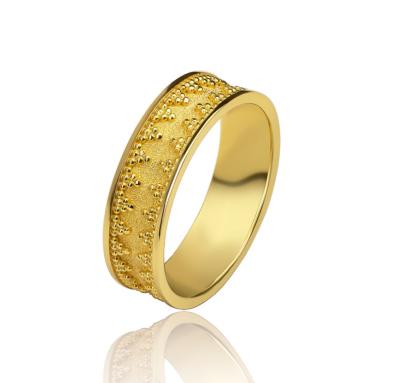 China CLASSIC wholesale pure gold ring set women 10k ring gold jewelry fine china real gold jewelry for sale