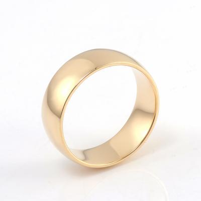 China Hot Selling Ring Provence Jewelry Solid Gold Ring Classic Trendy For Party Hip Hop Jewelry FASHIONABLE Men Girl Women for sale