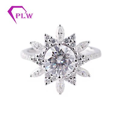 China CAD drawing confirmed silver Provence gem jewelry moissanite ring in silver jewelry gold jewelry for sale