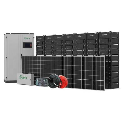 China Sunpok Commercial Power Low Installation Cost Off Grid 50Kw 100Kw Coil Solar Hybrid Power System For Commercial Solar Power System for sale