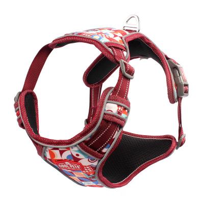 China High Quality And Durable Nylon Wholesale Custom Soft Reflective Custom Dog Harness for sale