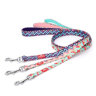 China New Design Leather Pet Custom Large Dogs Cloth Dog Leash With High Quality for sale