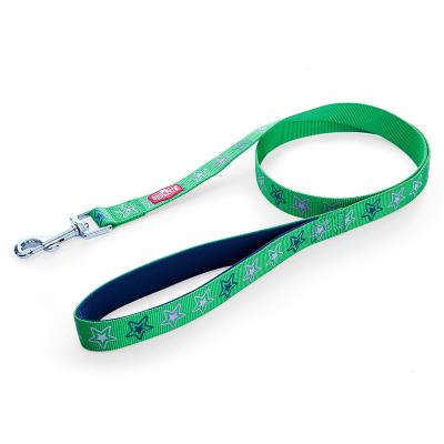 China Personalized Pet Strap Recycled Dog Leash in Metal Hook Silk Personalized Silk Screen Printing, PVC Label Epoxy on Buckle, 1858 PVC Label for sale