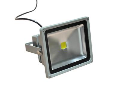 China 220 Volt Small High Lumen Outdoor Led Flood Light  Fixtures 50W Grey Housing  Courtyard Lighting for sale