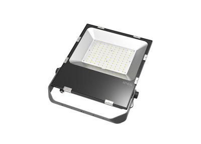 China Cool White Industrial High Lumen Led Flood Light Outdoor 100w 10000lm Slim Black for sale