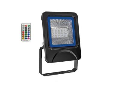 China IP66 RGB LED Flood Light , External 20w Blue Led Floodlight Songkran Festival Lighting for sale