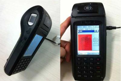 China Protable POS with biometrical authentication/fingerprint for sale