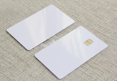 China ISO7816 RFID Contact SLE 4442 Chip PVC Smart Card Inkjet Printable IC Card for sale