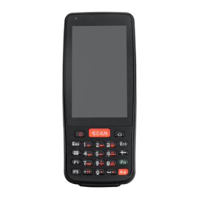 China Black 4G Terminal PDA Barcode Scanner Android5.1 64bit Quad-Core 4.0 inch 4000mAh 2GB RAM 16GB Storage (Max up to 32G) for sale