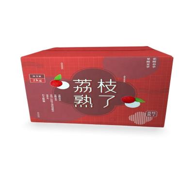 China Waterproof Durable PP Food Fruit Food Storage Custom Corrugated Shipping Packaging Gift Boxes for sale