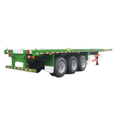 Chine remorque à plat Fuwa trois Axle Flatbed de récipient d'expédition de 2500mm WMI à vendre