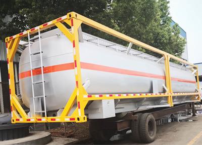 China 40 Feet Cryogenic Liquid Tank 45000 Liter 20 Ft ISO Tank Container for sale