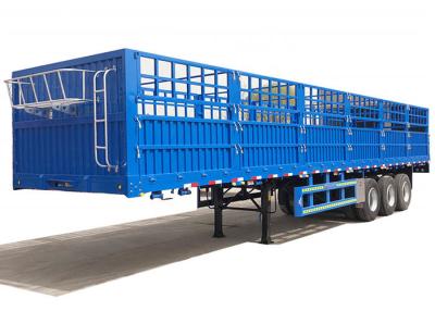 Chine Le poids de restriction 6.2T jalonnent semi la barrière Cargo Trailer de la remorque 12R22.5 à vendre