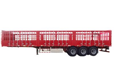 China SH800 Zaun Semi Trailer 40T 24 Ft-Viehbestand-Anhänger PUNKT zu verkaufen