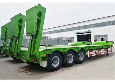 China Heavy 1650mm Detachable Gooseneck Lowboy Trailer For Pickup Truck 100T for sale