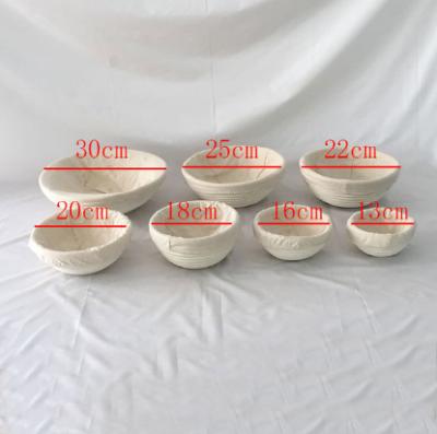 China Multi-size Disposable Bread Proofing Basket Dough Proofing Basket Rattan Basket for sale