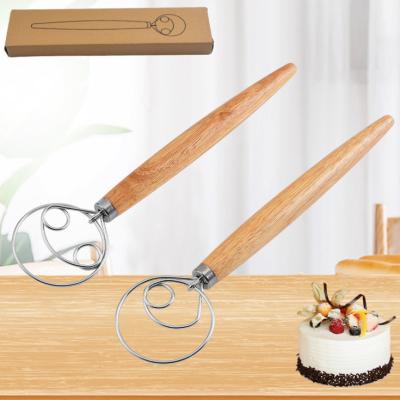 China Sustainable Dough Beat 13 Inch Wooden Handle for sale