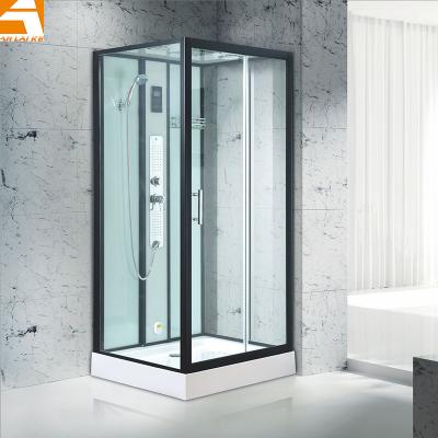 China Modern Luxury Readi Square Tempered Glass Shower, GT-0547B for sale