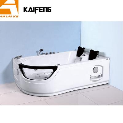 China Cheap Whirlpool Bath Bathroom Corner Bathtub With Glass , KF-634R for sale