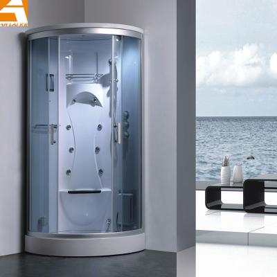 China Modern Small Corner Hydraulic Massage Shower Enclosure with Bluetooth, GT0533 for sale